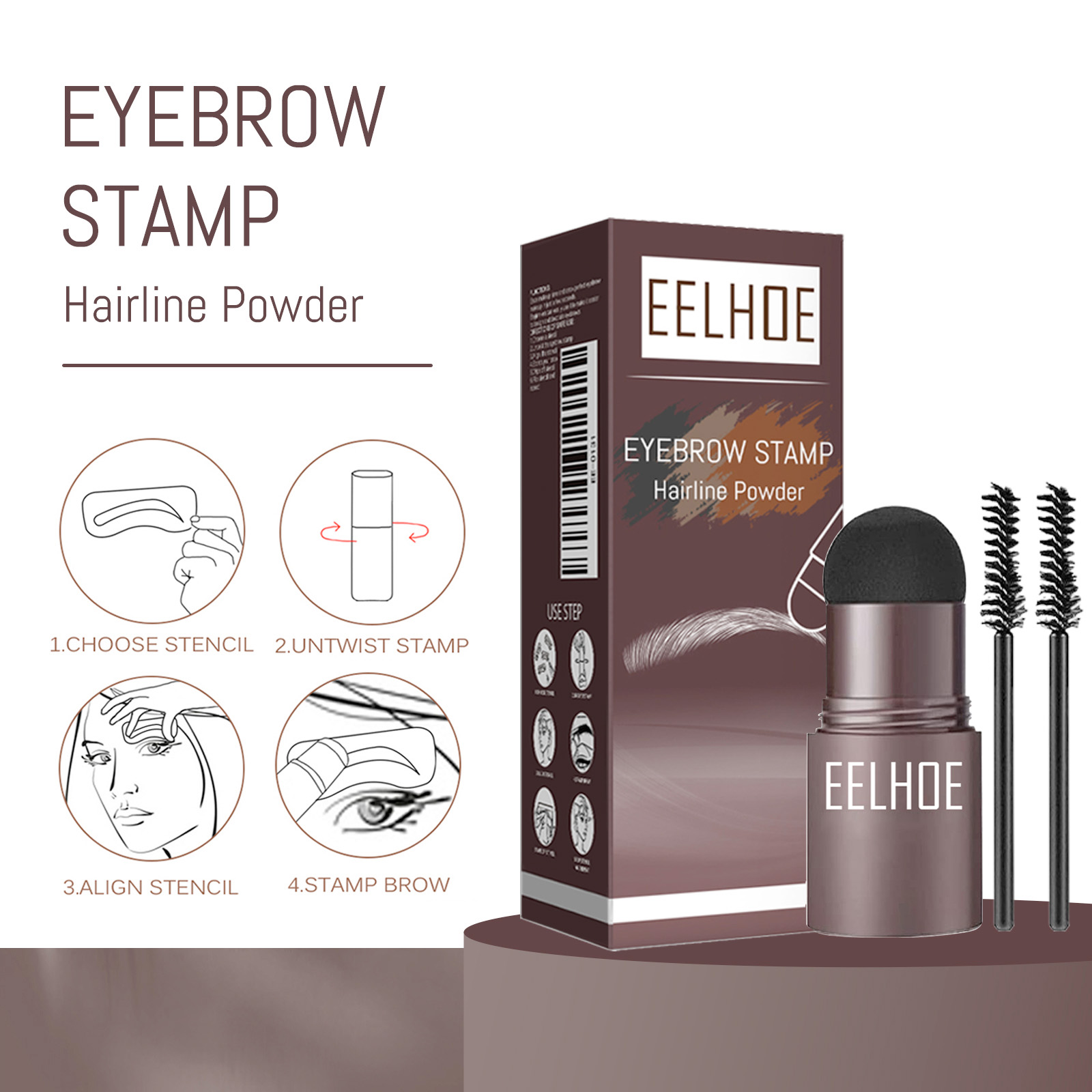 Eelhoe Eyebrow Stamp Shaping E - đánh giá và giá Plant Parent Kit