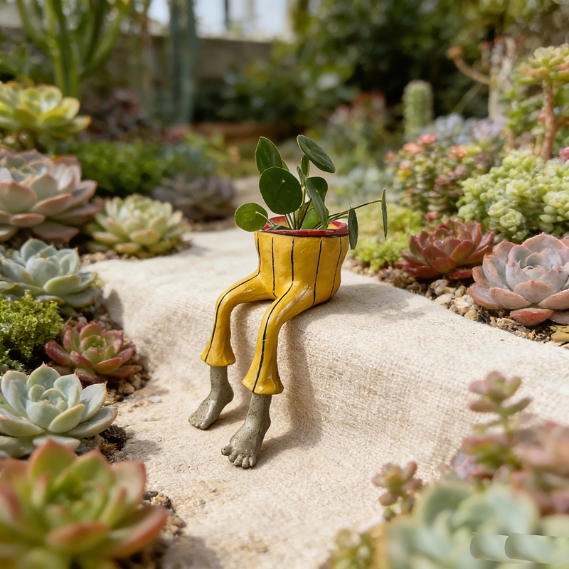 Whimsical Resin Leggy Planter  - đánh giá và giá Plant Parent Free